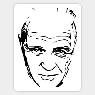 Anthony Hopkins Stencil Artwork Magnet